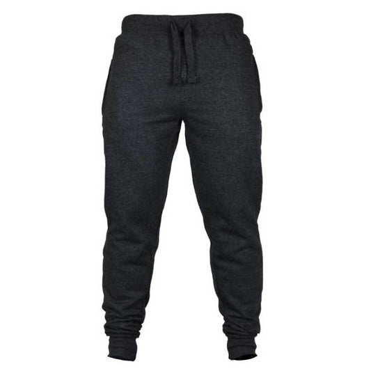 Men’s comfort-fit track pants lightweight casual joggers elastic waistband