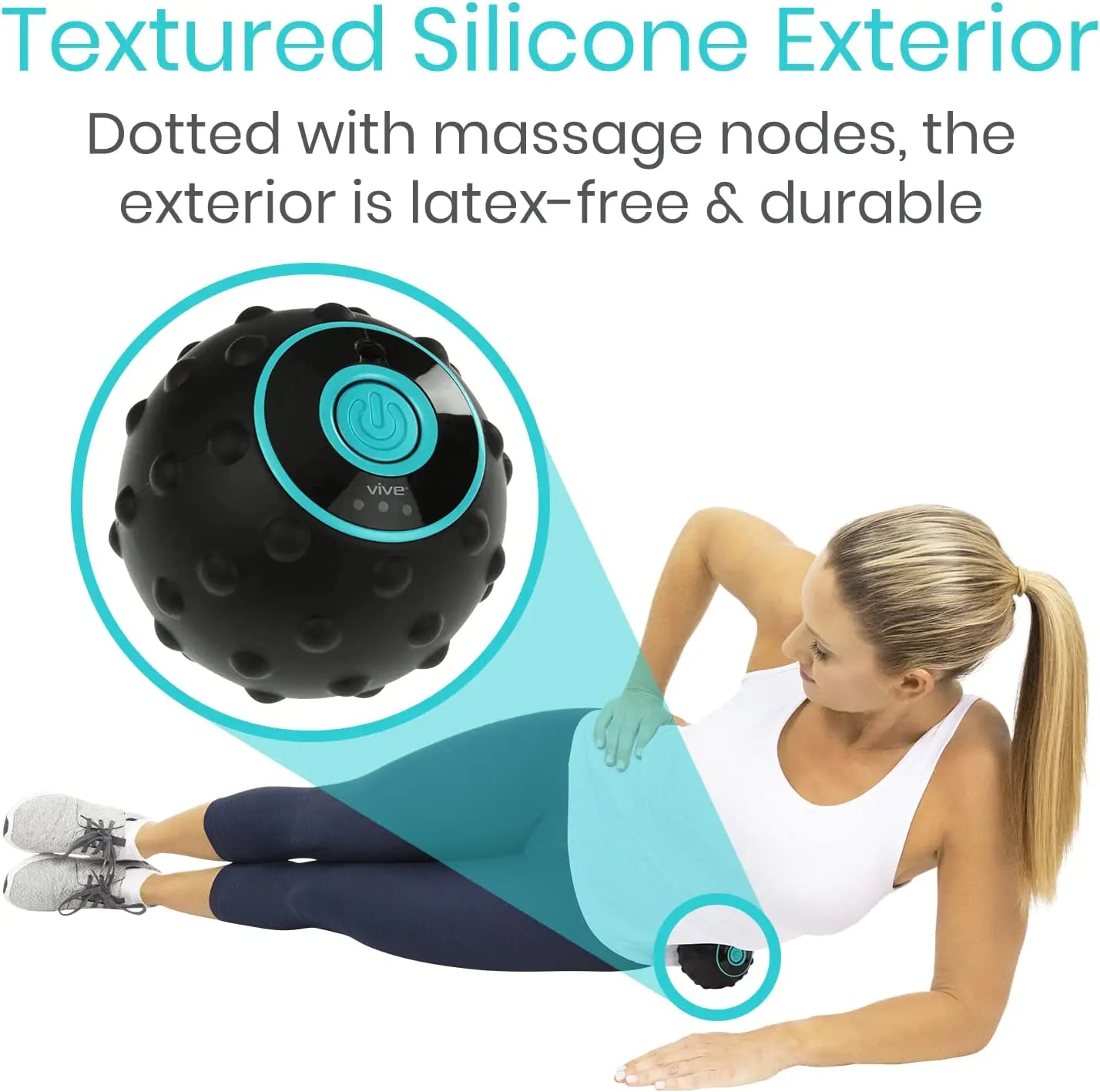 Electric Massage Fitness Ball designed to relieve muscle tension and improve recovery, featuring a durable, portable design perfect for workouts, relaxation, and targeted muscle therapy.