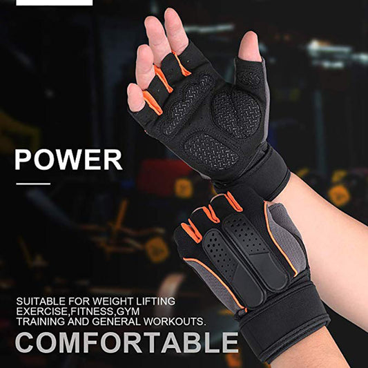 Unisex Tactical Weight Lifting Gym Gloves with Wrist Support
