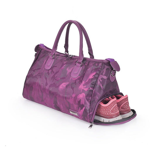 A durable waterproof fitness training bag with a spacious design, dedicated shoe pocket, and high-quality Oxford cloth material—perfect for workouts and travel - TNT Fitness Gear
