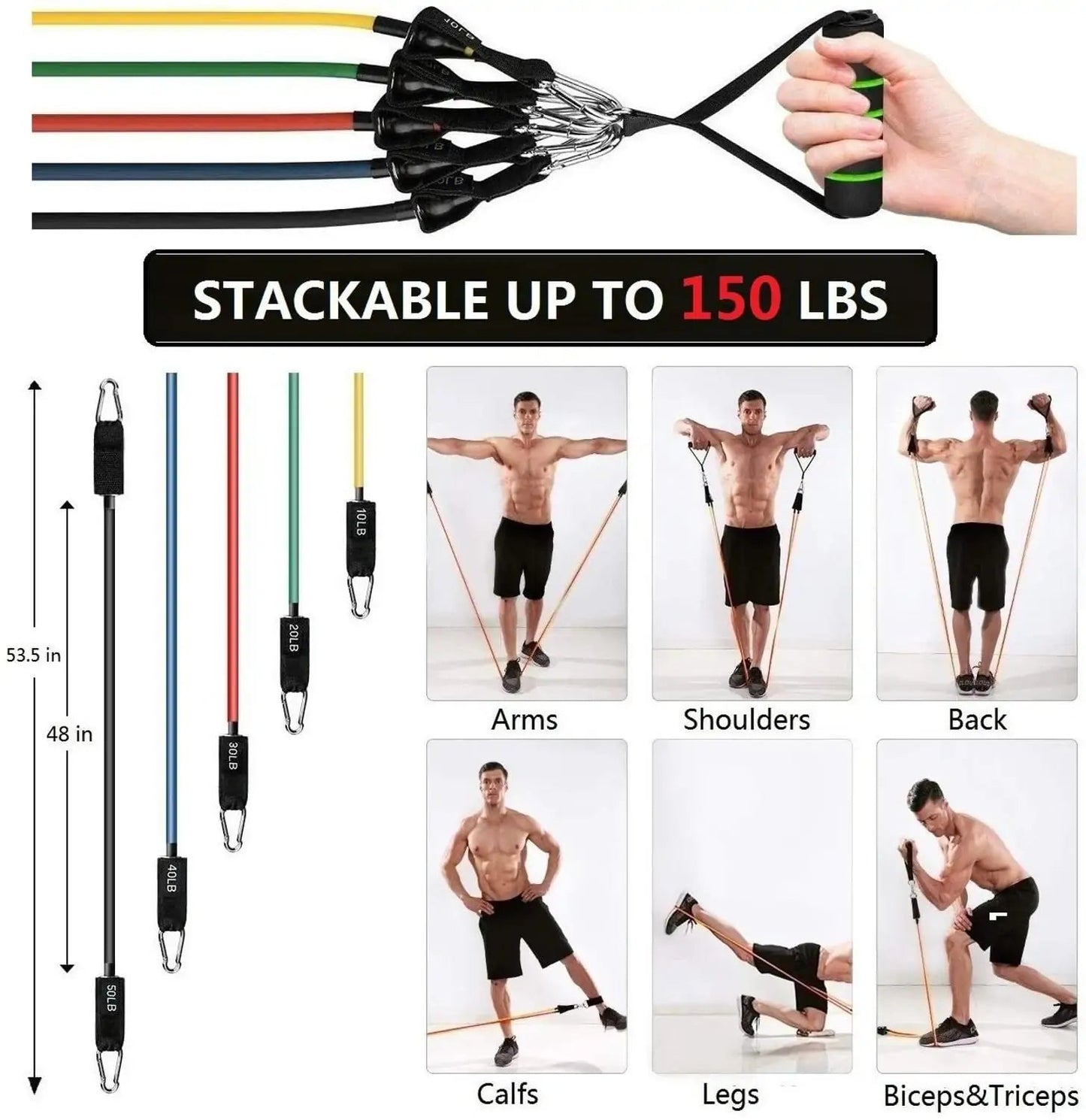 Fitness Resistance Bands - TNT Fitness