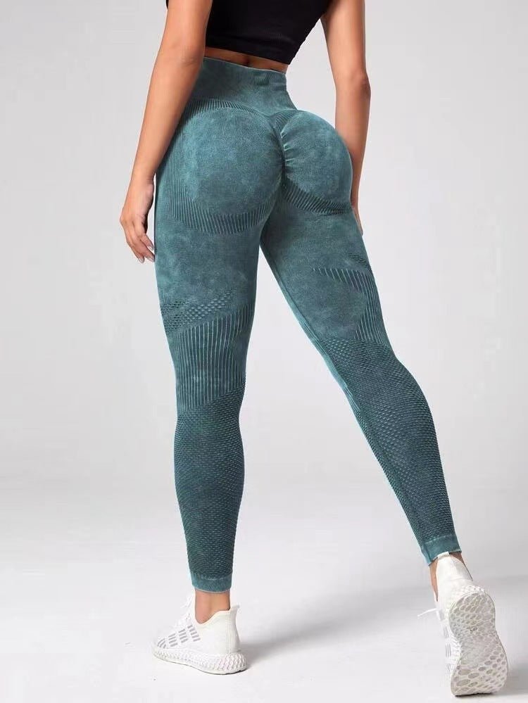 Hollow Design Seamless Leggings High Waist Hip Lifting Running Sports Fitness Yoga Pants Fashion Womens Clothing- TNT Fitness