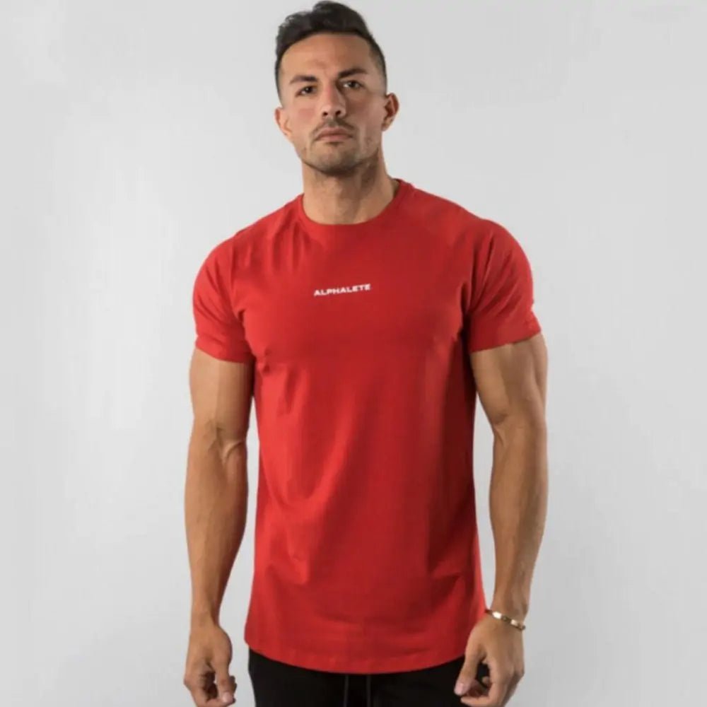 Men Fitted Gym T-Shirt - TNT Fitness