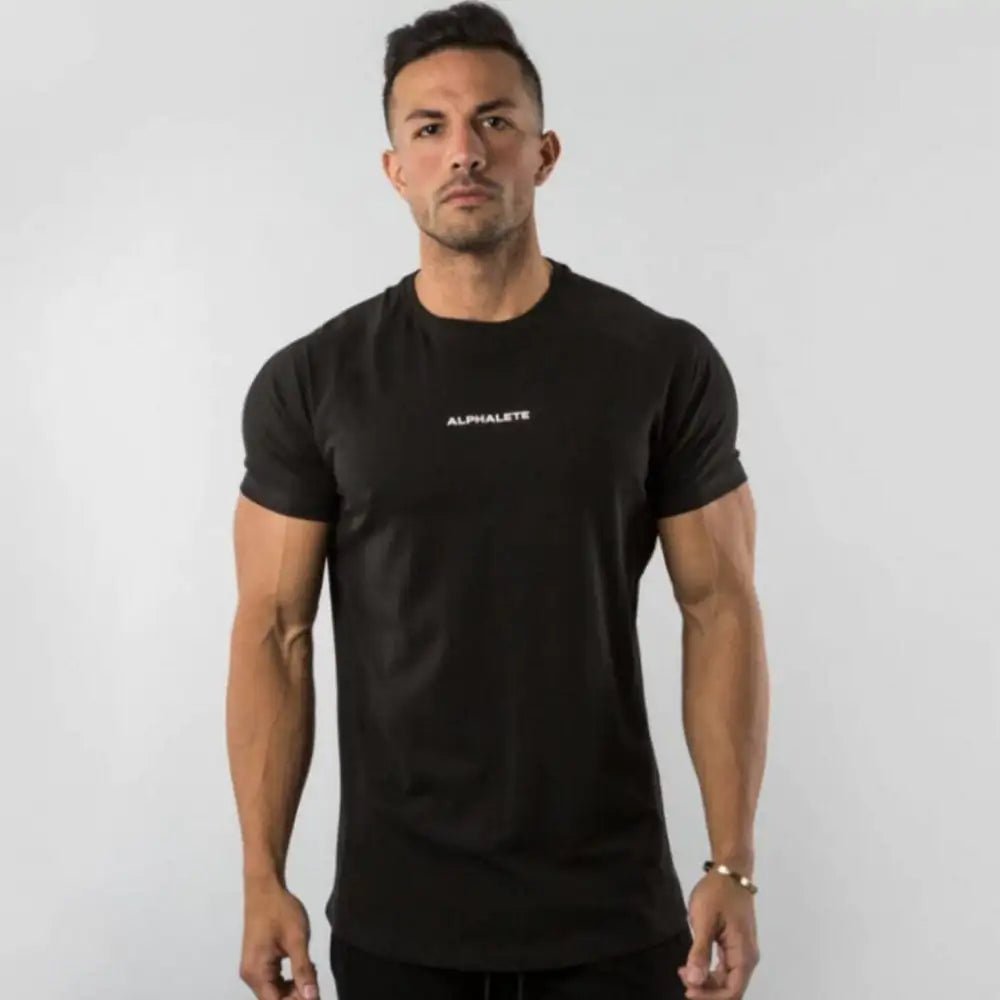 Men Fitted Gym T-Shirt - TNT Fitness