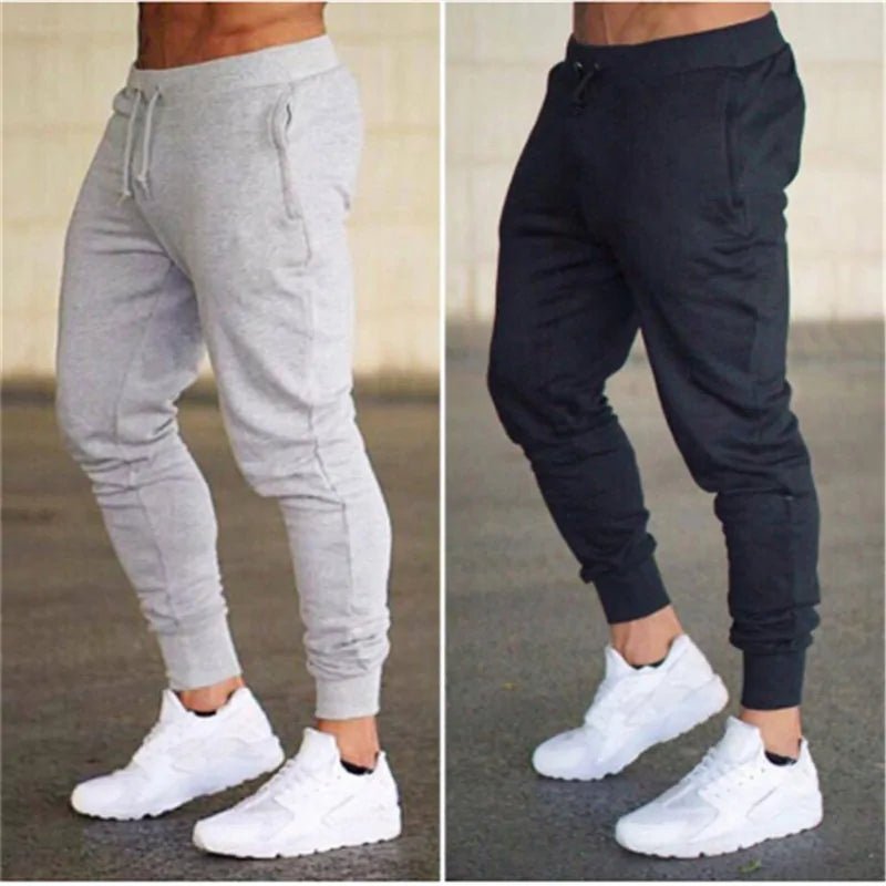 Men's Fitness Muscle Gray Jogging Pants - TNT Fitness