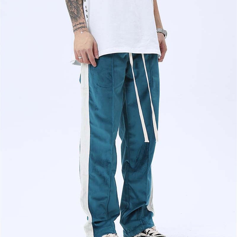 Mens Loose - fitting Casual Retro Clash Pants - TNT Fitness