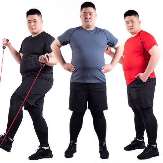 Men's Plus Size Fitness Suit - High Elastic, Quick - Drying Comfort - TNT Fitness