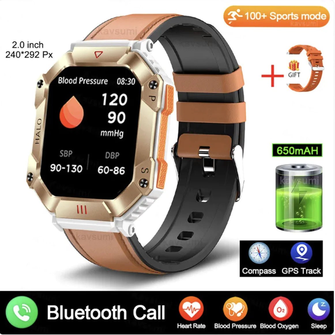 New Women's Android GPS Fitness Smartwatch - TNT Fitness