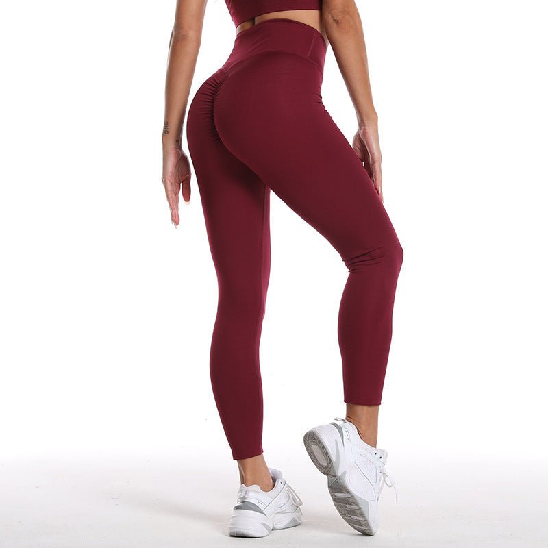 New Yoga Clothes Women's Tops Nude Butt Lift Pants Fitness Suits - TNT Fitness