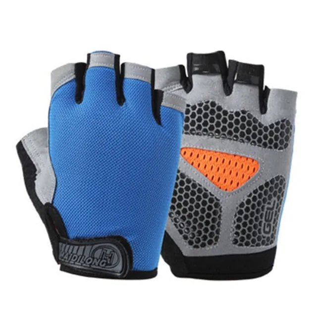 Non-slip fitness gloves designed for optimal grip and comfort. Featuring breathable material, moisture-wicking properties, and adjustable fit, these gloves provide support and protection for intense workouts and weightlifting sessions.- TNT Fitness Gear