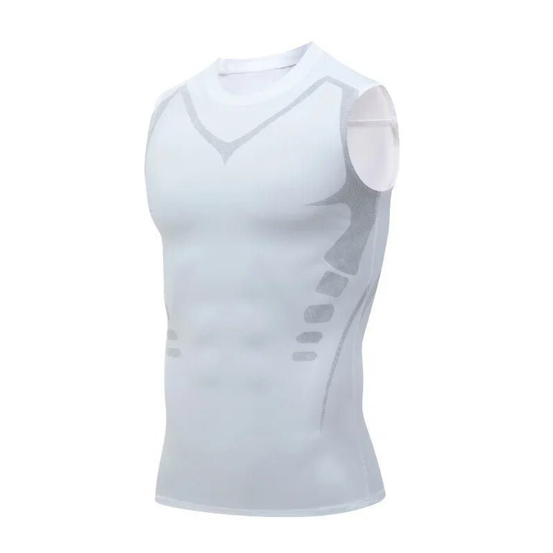 Plus - Size Compression Tank Top – Gym & Body Shaper Vest - TNT Fitness