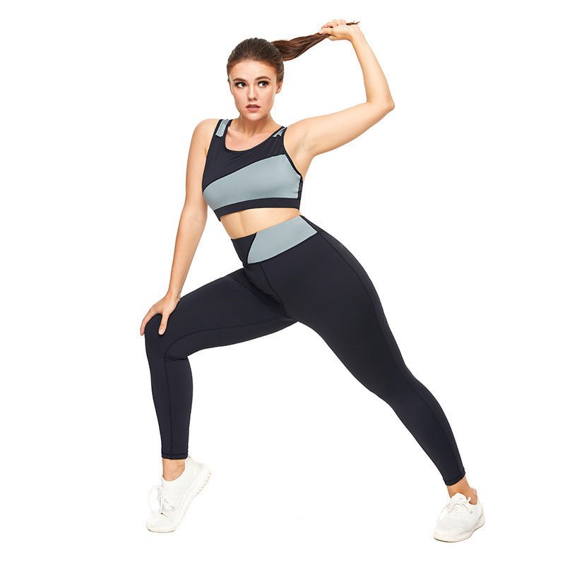 Plus Size Women's Summer Stitching Sports & Fitness Yoga Wear - TNT Fitness