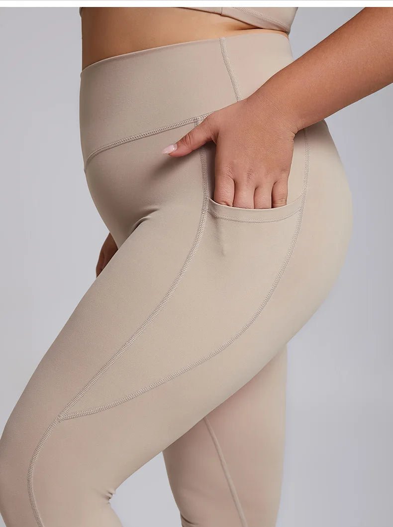 Plus Size Yoga Set for Women – Sports Bra & Gym Leggings | Super Stretch Activewear - TNT Fitness