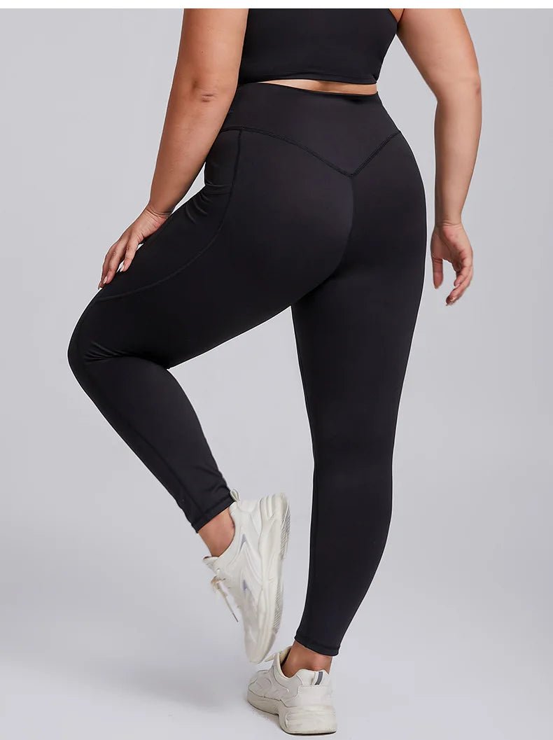Plus Size Yoga Set for Women – Sports Bra & Gym Leggings | Super Stretch Activewear - TNT Fitness