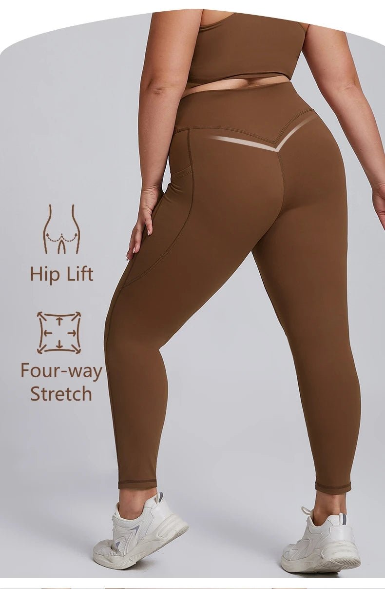 Plus Size Yoga Set for Women – Sports Bra & Gym Leggings | Super Stretch Activewear - TNT Fitness