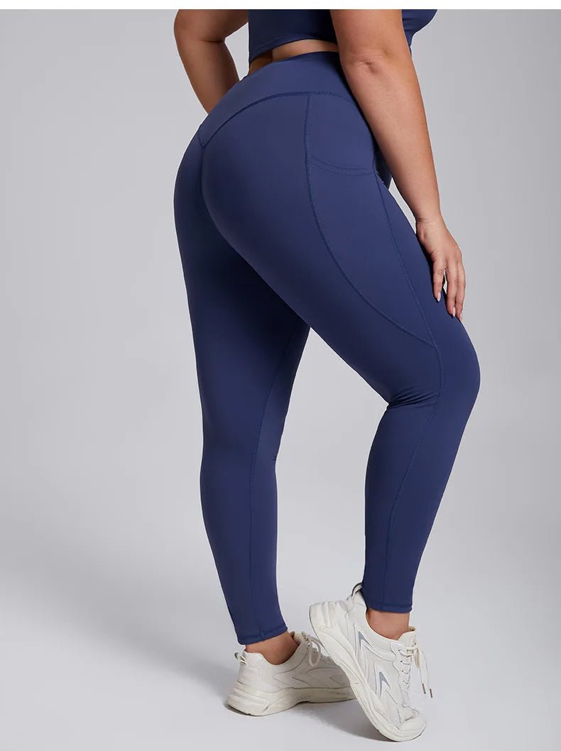 Plus Size Yoga Set for Women – Sports Bra & Gym Leggings | Super Stretch Activewear - TNT Fitness