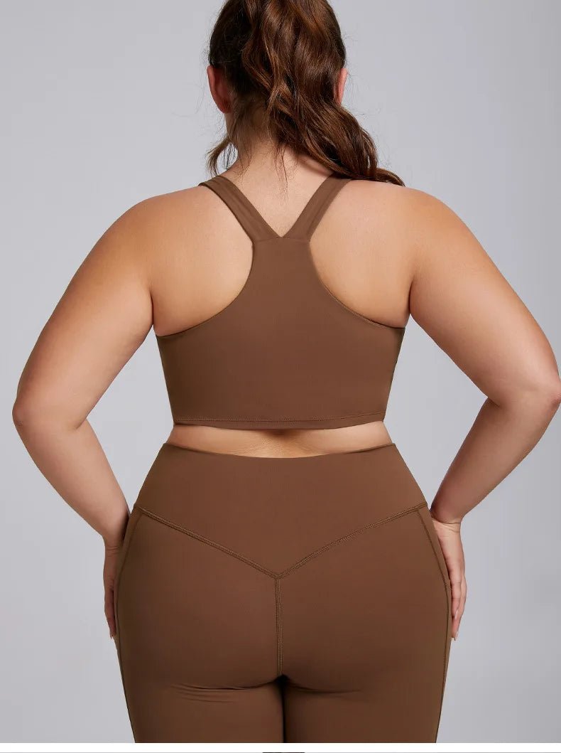Plus Size Yoga Set for Women – Sports Bra & Gym Leggings | Super Stretch Activewear - TNT Fitness
