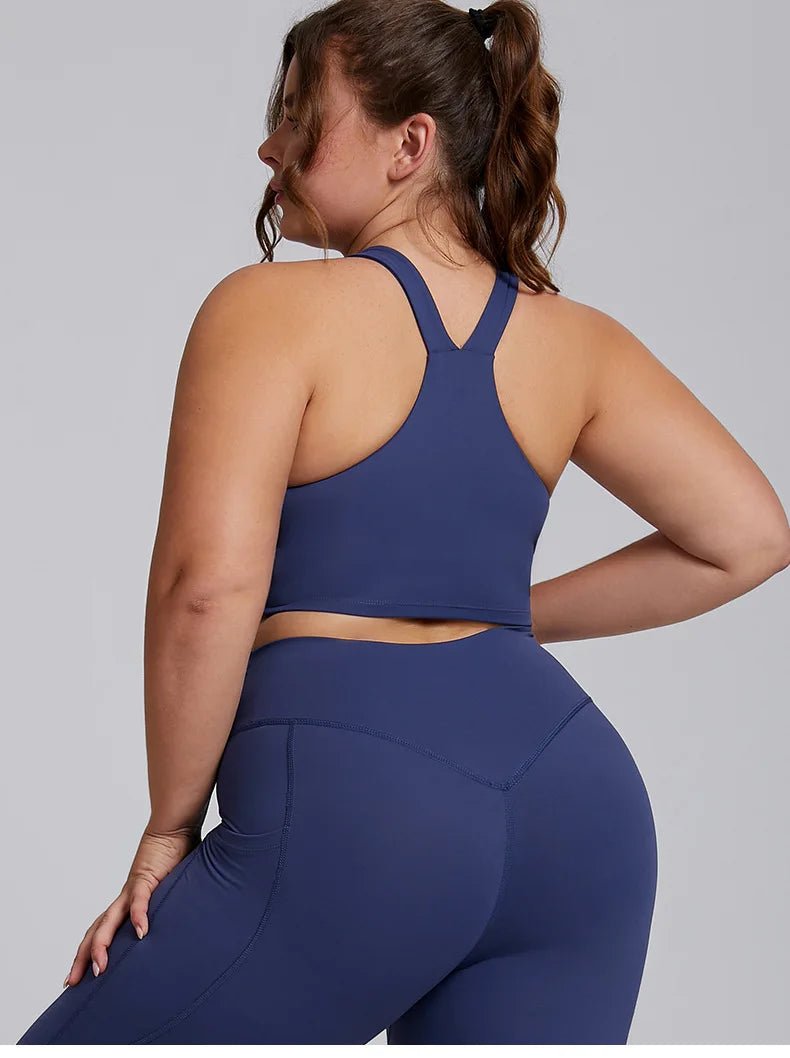 Plus Size Yoga Set for Women – Sports Bra & Gym Leggings | Super Stretch Activewear - TNT Fitness