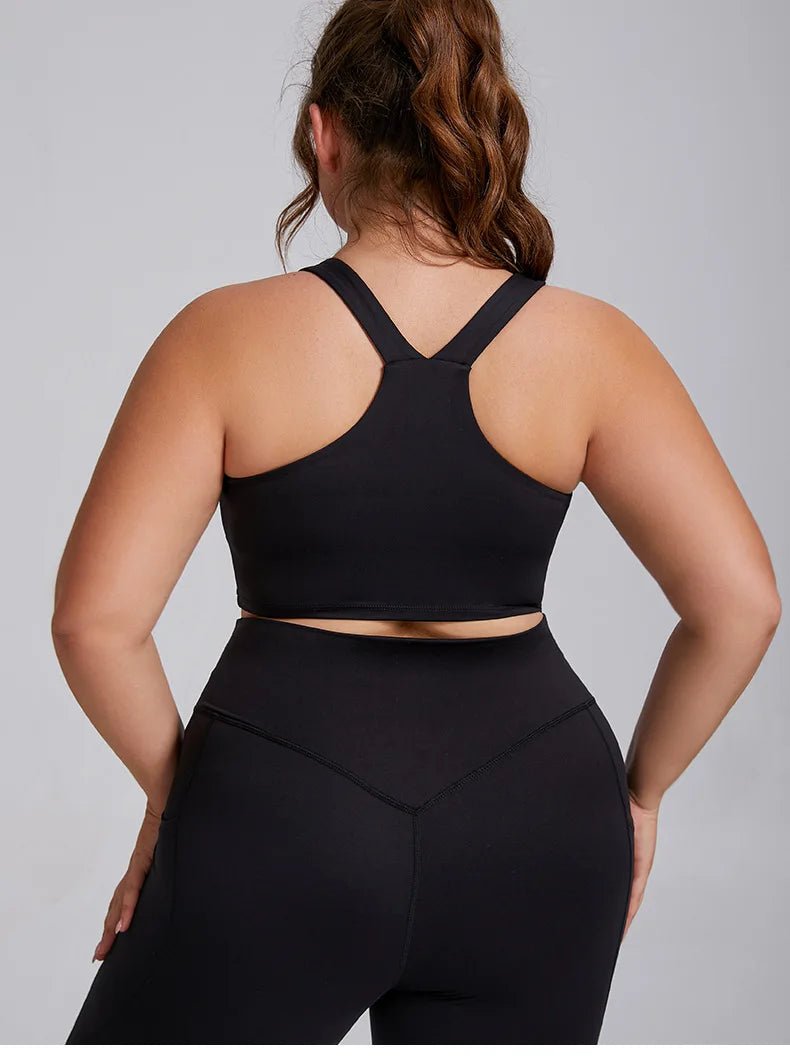 Plus Size Yoga Set for Women – Sports Bra & Gym Leggings | Super Stretch Activewear - TNT Fitness