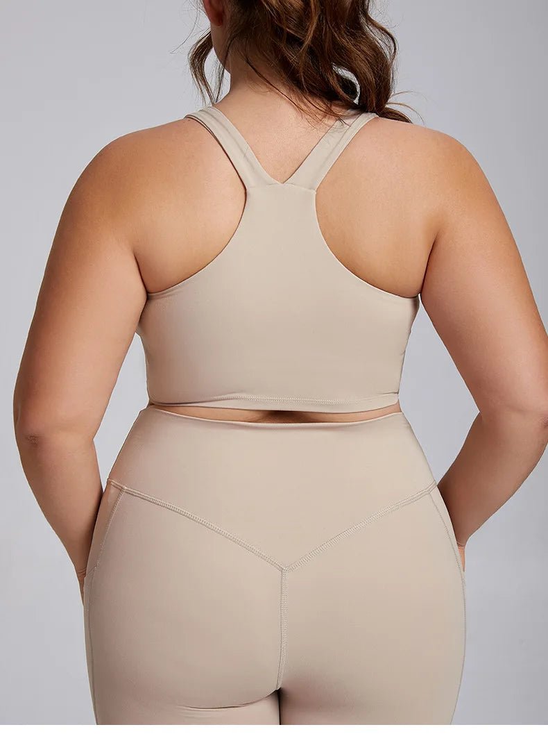 Plus Size Yoga Set for Women – Sports Bra & Gym Leggings | Super Stretch Activewear - TNT Fitness