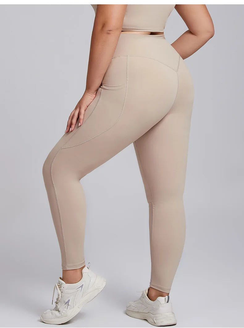 Plus Size Yoga Set for Women – Sports Bra & Gym Leggings | Super Stretch Activewear - TNT Fitness