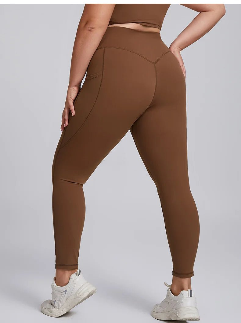 Plus Size Yoga Set for Women – Sports Bra & Gym Leggings | Super Stretch Activewear - TNT Fitness