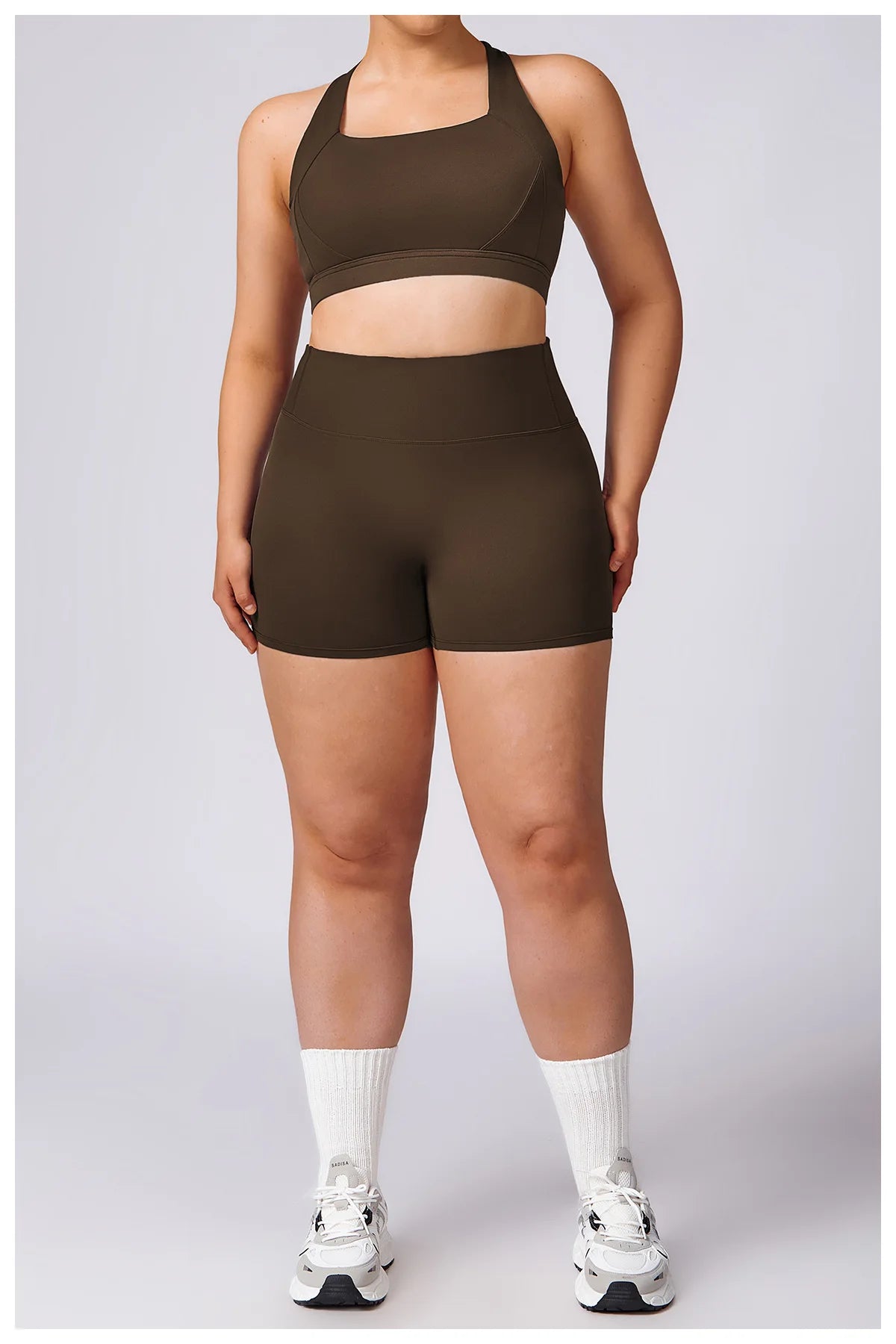 Plus Size Yoga Shorts for Women – Quick Dry, Breathable, Seamless Fitness & Gym Wear - TNT Fitness