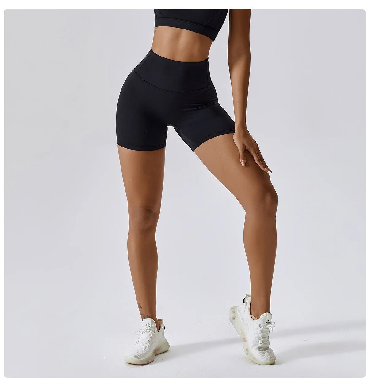 Plus Size Yoga Shorts for Women – Quick Dry, Breathable, Seamless Fitness & Gym Wear - TNT Fitness