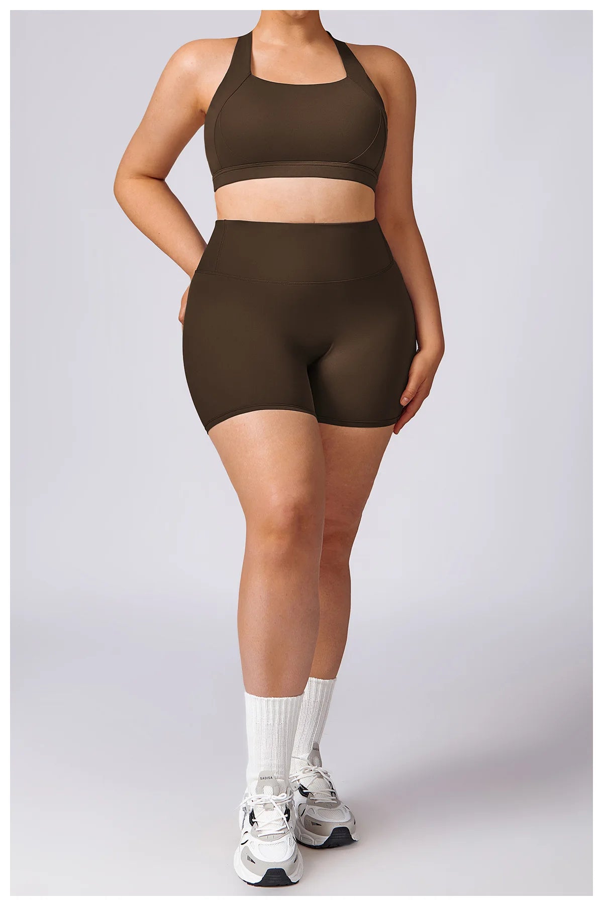 Plus Size Yoga Shorts for Women – Quick Dry, Breathable, Seamless Fitness & Gym Wear - TNT Fitness