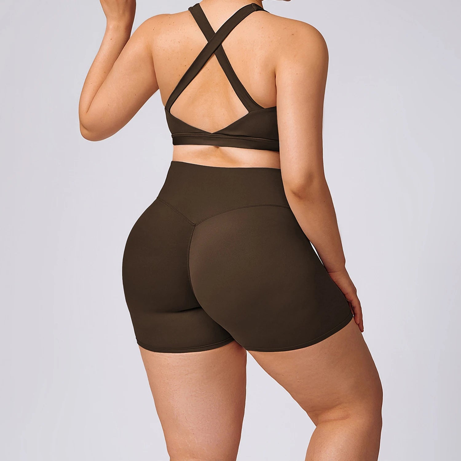 Plus Size Yoga Shorts for Women – Quick Dry, Breathable, Seamless Fitness & Gym Wear - TNT Fitness