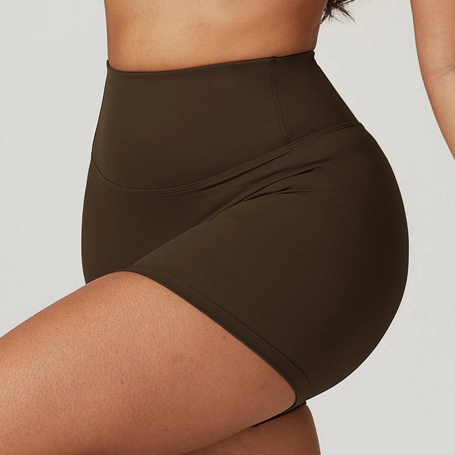 Plus Size Yoga Shorts for Women – Quick Dry, Breathable, Seamless Fitness & Gym Wear - TNT Fitness