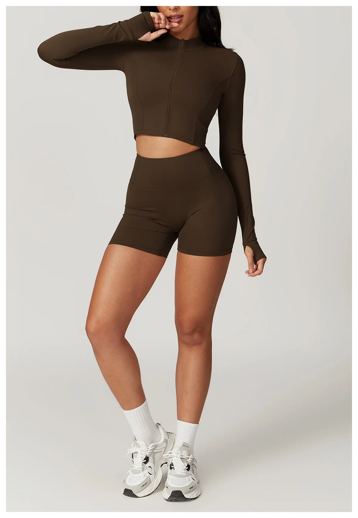 Plus Size Yoga Shorts for Women – Quick Dry, Breathable, Seamless Fitness & Gym Wear - TNT Fitness