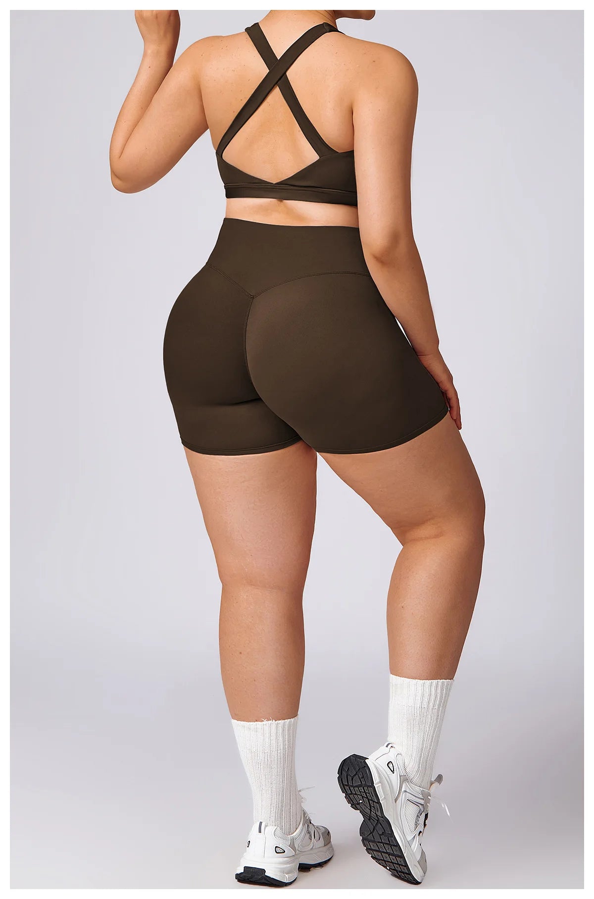 Plus Size Yoga Shorts for Women – Quick Dry, Breathable, Seamless Fitness & Gym Wear - TNT Fitness