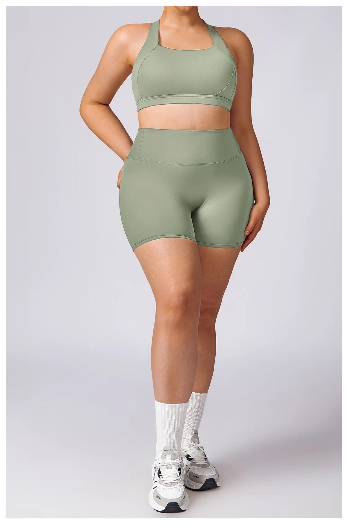 Plus Size Yoga Shorts for Women – Quick Dry, Breathable, Seamless Fitness & Gym Wear - TNT Fitness