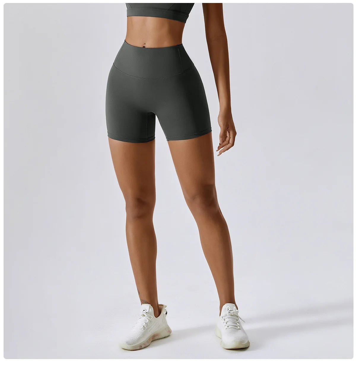 Plus Size Yoga Shorts for Women – Quick Dry, Breathable, Seamless Fitness & Gym Wear - TNT Fitness