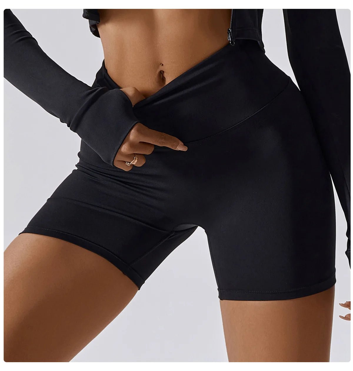 Plus Size Yoga Shorts for Women – Quick Dry, Breathable, Seamless Fitness & Gym Wear - TNT Fitness