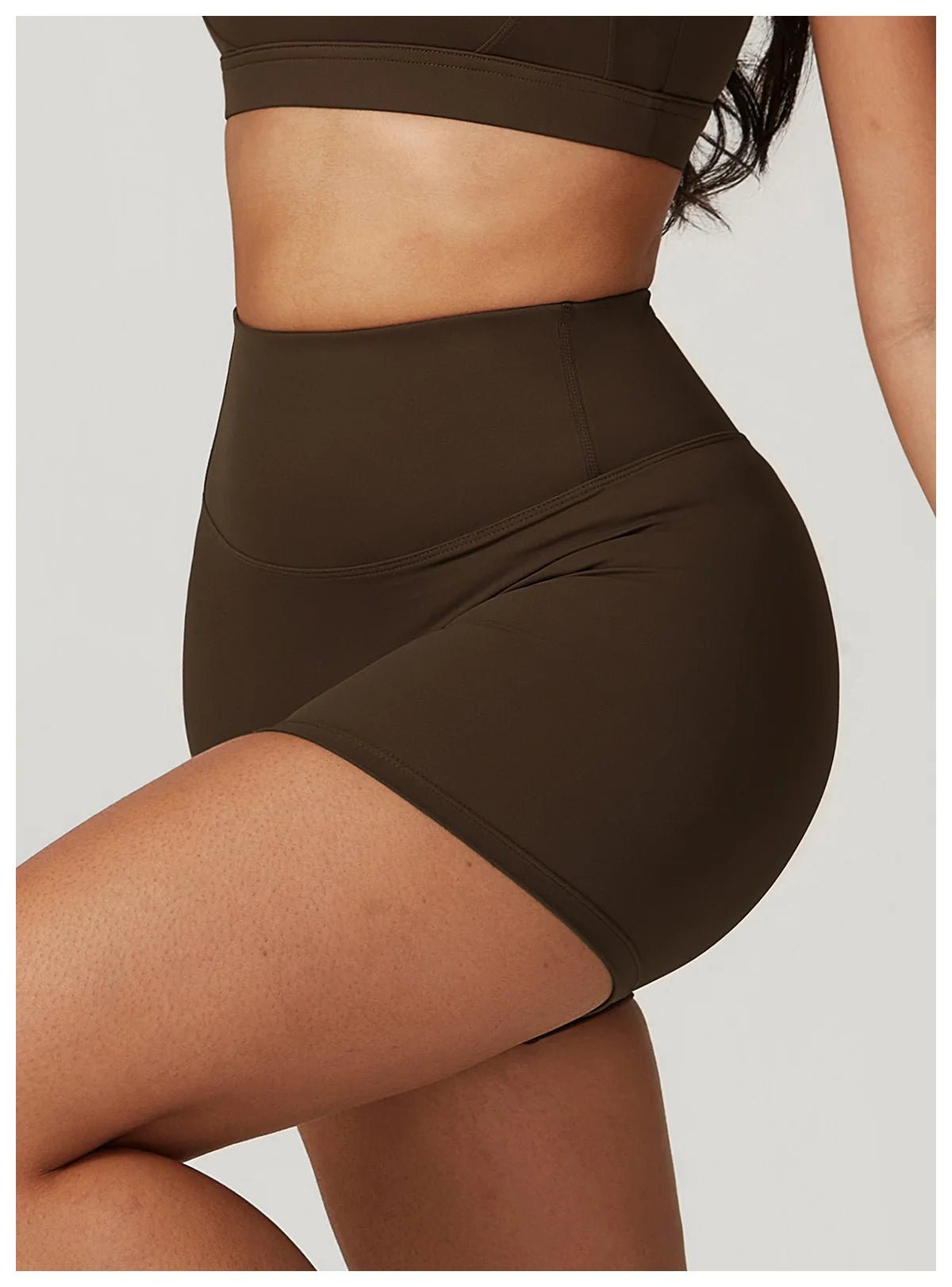 Plus Size Yoga Shorts for Women – Quick Dry, Breathable, Seamless Fitness & Gym Wear - TNT Fitness