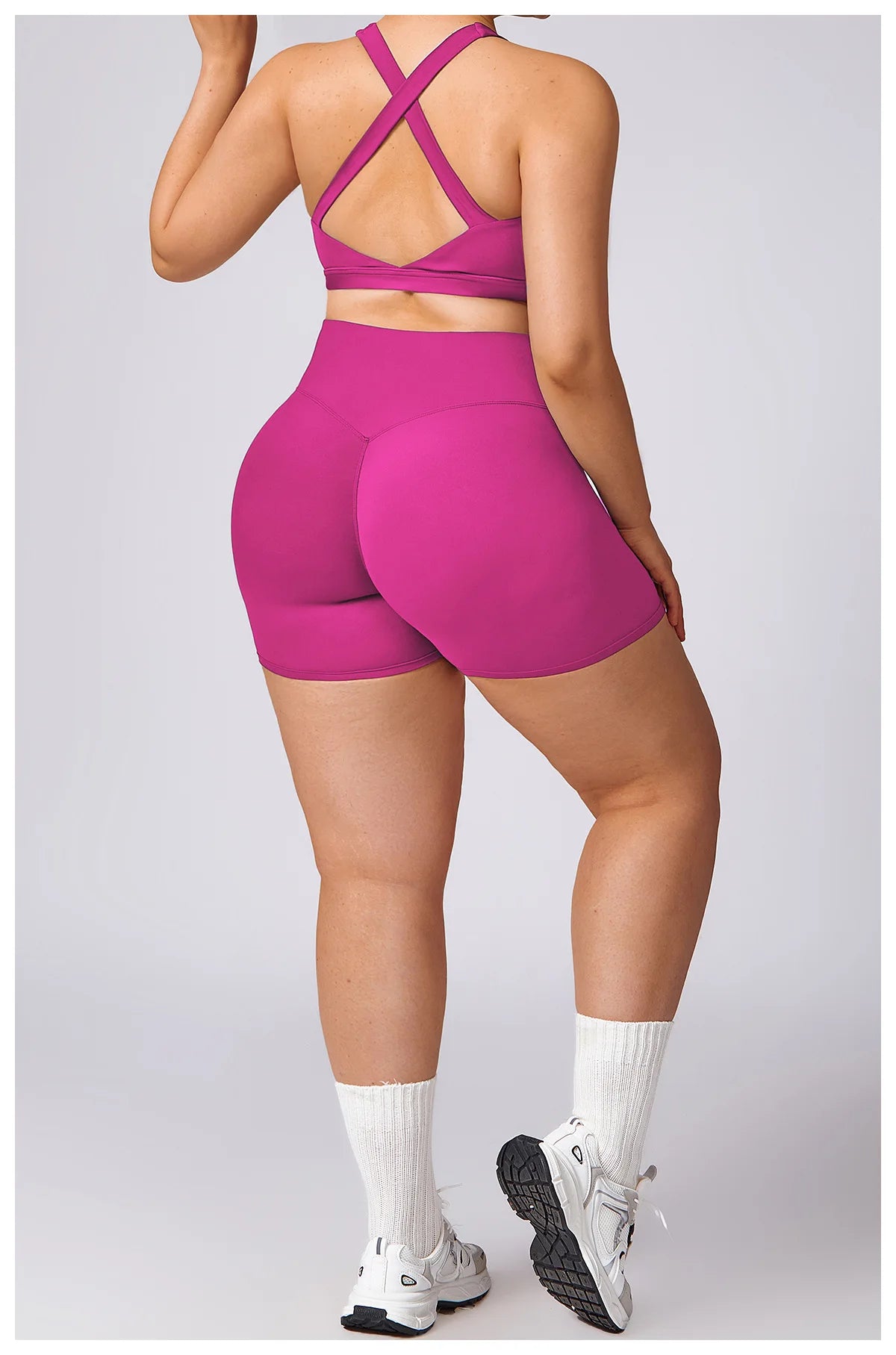 Plus Size Yoga Shorts for Women – Quick Dry, Breathable, Seamless Fitness & Gym Wear - TNT Fitness