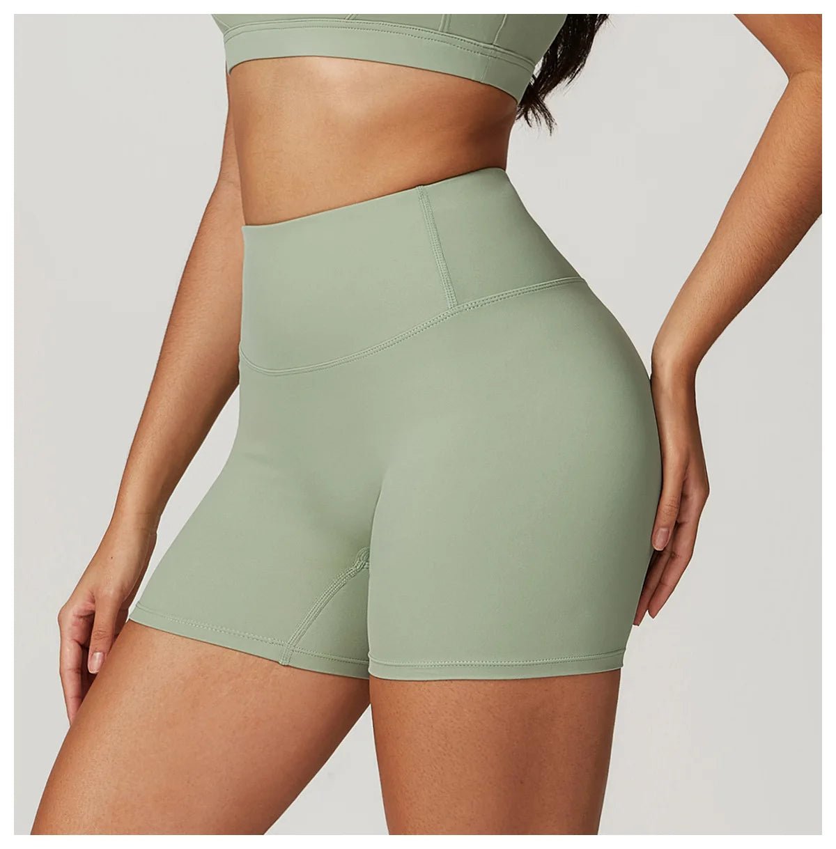 Plus Size Yoga Shorts for Women – Quick Dry, Breathable, Seamless Fitness & Gym Wear - TNT Fitness