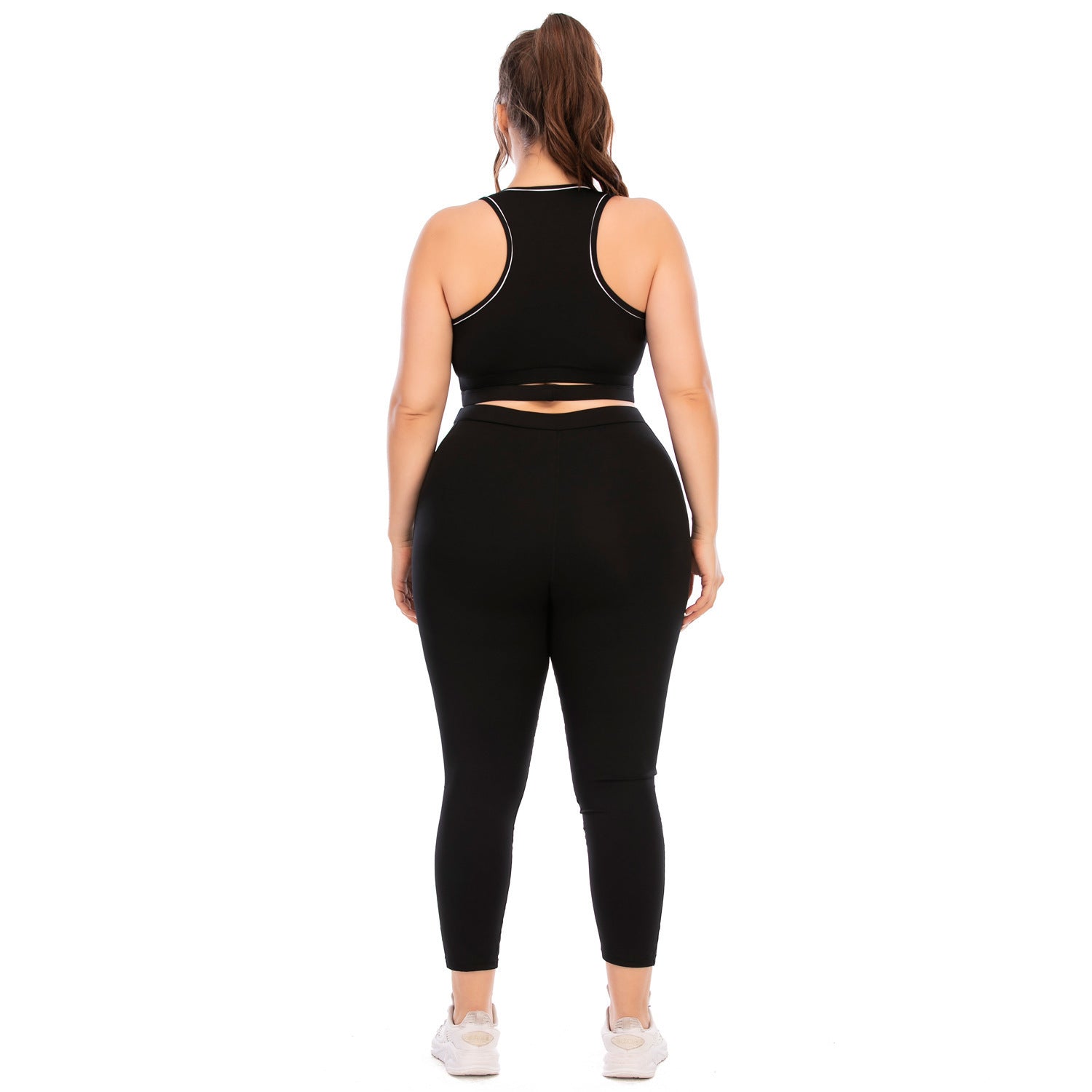 Plus Size Yoga Workout Suit – Tights and Comfortable Activewear - TNT Fitness