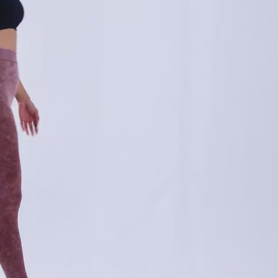 video for Scrunch butt seamless leggings with high waist and V-back design