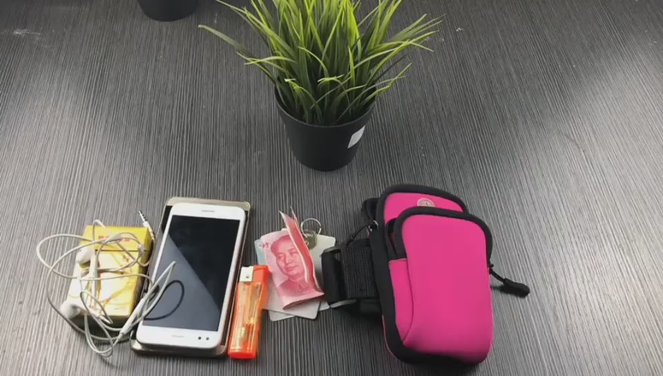 Video for Handbag Arm Bag for Running—waterproof, universal fit for 4-6 inch devices & outdoor sports - TNT Fitness Gear
