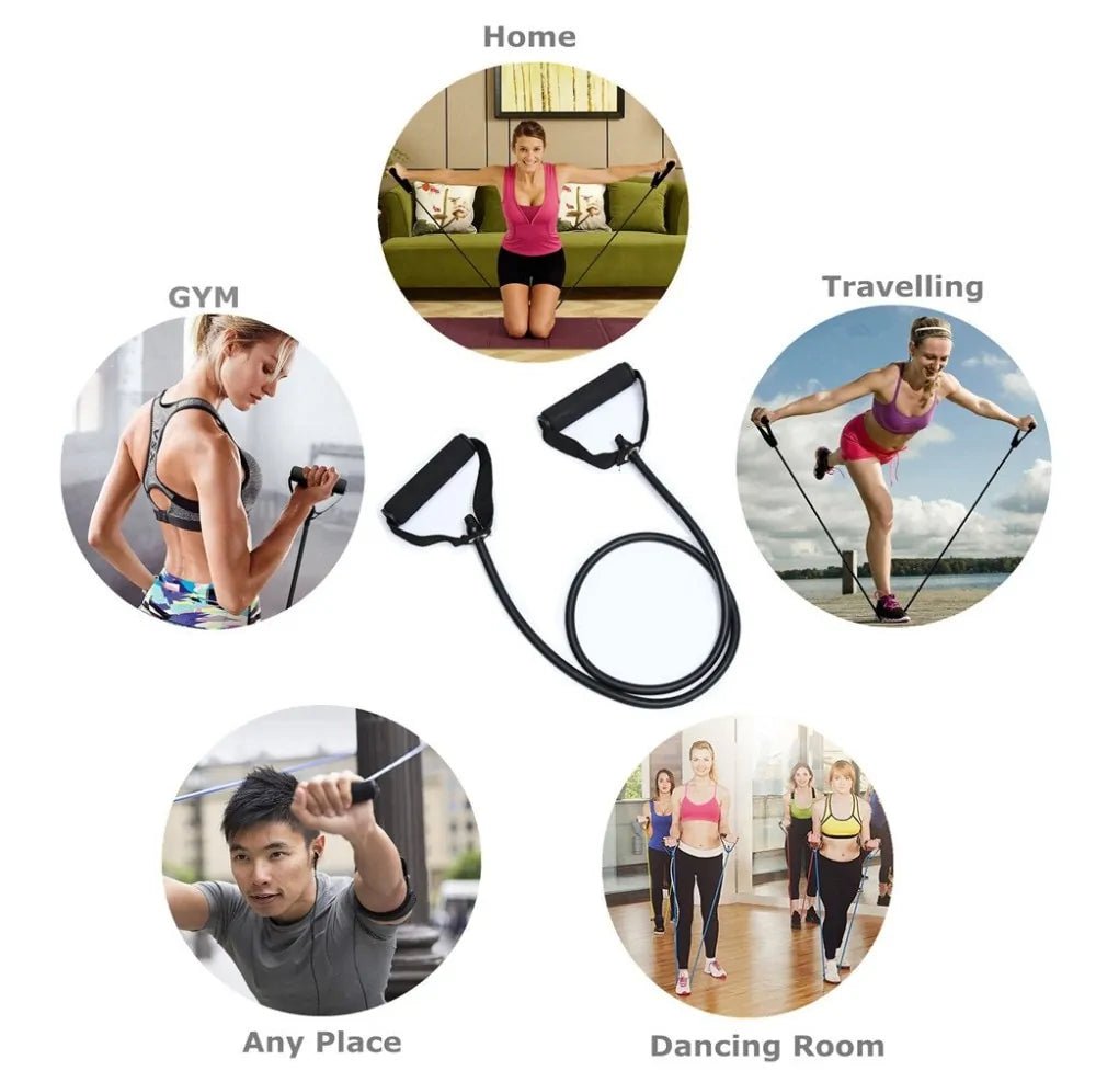 Pull Rope Elastic Resistance Bands Fitness - TNT Fitness