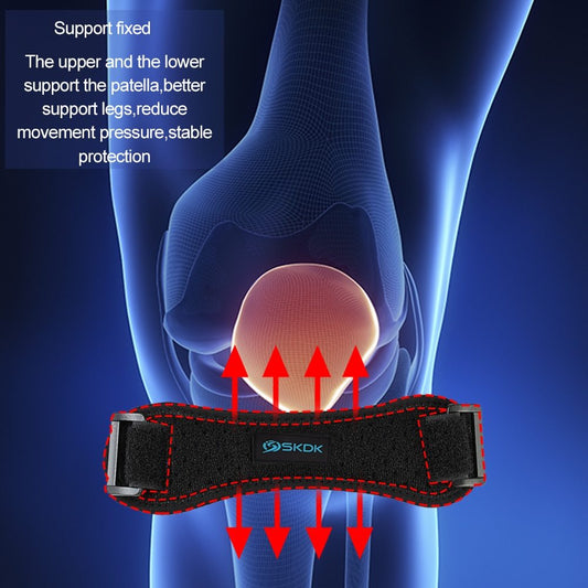 Sport Kneecap Silica Gel Kneepad Support Strap Gym Protector - TNT Fitness