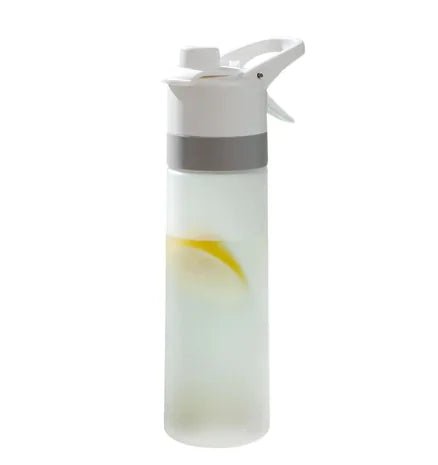 Large spray water bottle with a built-in misting function, perfect for staying cool and hydrated during outdoor activities, workouts, or hot weather. Lightweight and durable for everyday use - TNT Fitness