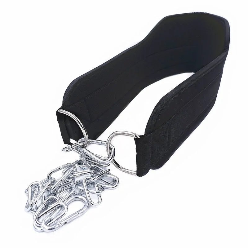 Weight Lifting Belt With Chain - TNT Fitness