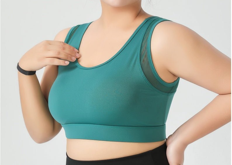 Women's Plus Size High - Impact Sports Bra - Supportive & Comfortable - TNT Fitness