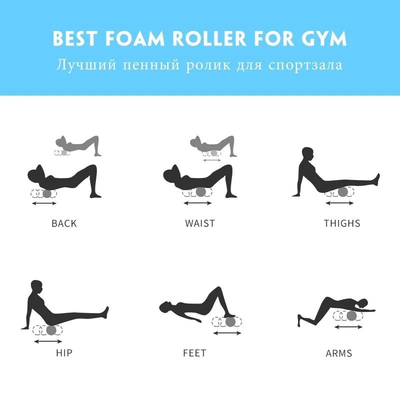 Yoga Column Gym Fitness Foam Roller - TNT Fitness